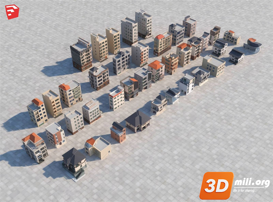 Environment element Skp Files 